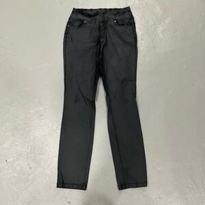 Cleo Black Faux Leather Pants